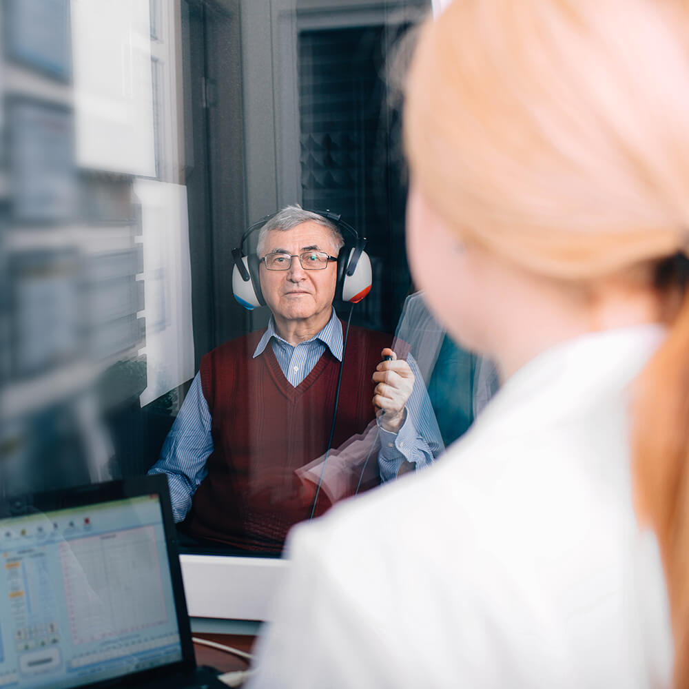 Senior-Patient-Having-Hearing-test